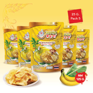 ไท่ห่าวชือ กล้วยหอมทองอบกรอบ 25 กรัม แพ็ค 5