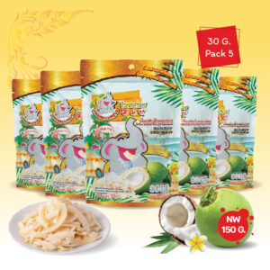 ไทยอร่อย เนื้อมะพร้าวน้ำหอมอบกรอบ 30 กรัม แพ็ค 4