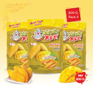ไท่ห่าวชือ มะม่วงอบแห้ง 200 กรัม แพ็ค 3